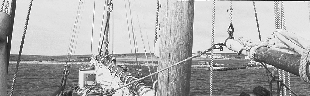 SPEEDWELL ISLAND 52°13'S, 59°44'W schooner photograph by Ian Barnes